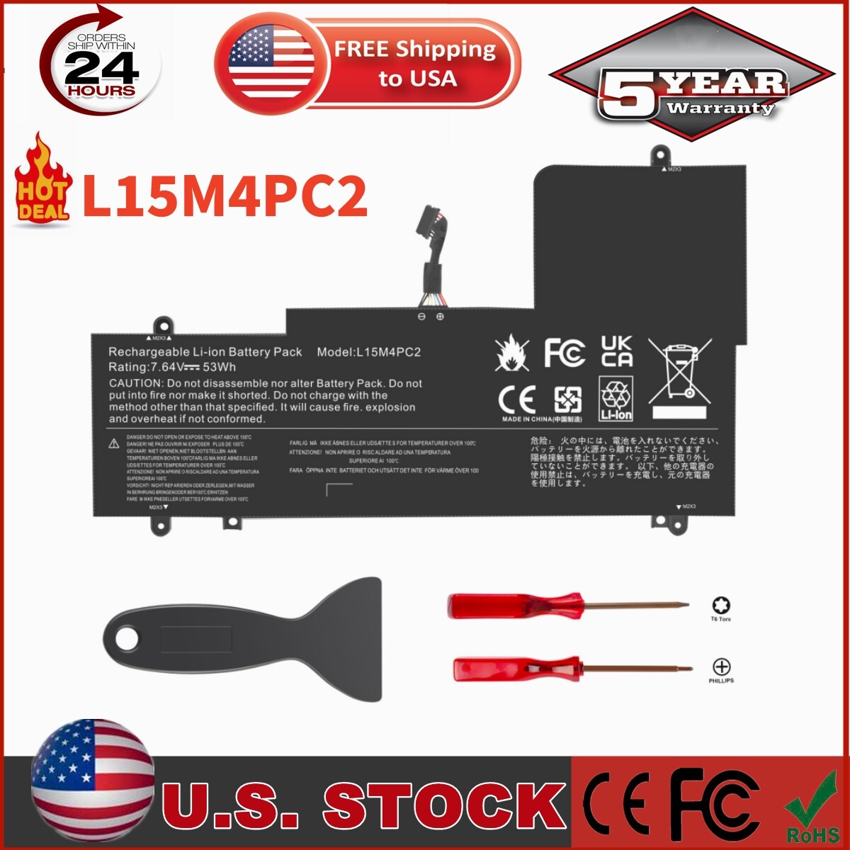 L15M4PC2 L15L4PC2 Battery For Lenovo Ideapad Yoga 710-15ISK 710-14IKB 710-15IKB L15M4PC2 L15L4PC2 Battery For Lenovo Ideapad Yoga 710-15ISK 710-14IKB 710-15IKB