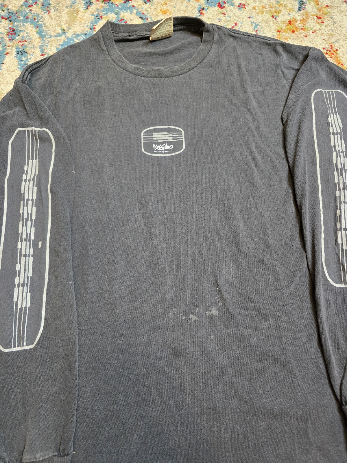 Vintage 90\'s Mossimo Limited Edition Graphic Longsleeve T-Shirt Size Large 