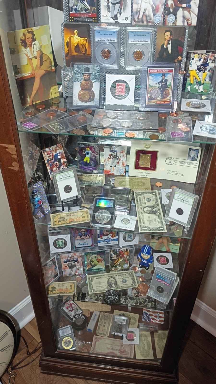 ESTATE SALE- Lot of Coins Vintage Stamps Cards Collectibles