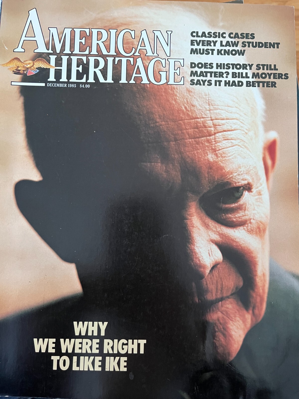 American Heritage December 1985 Eisenhauer IKE Shinn St Nicholas Susan B Anthony