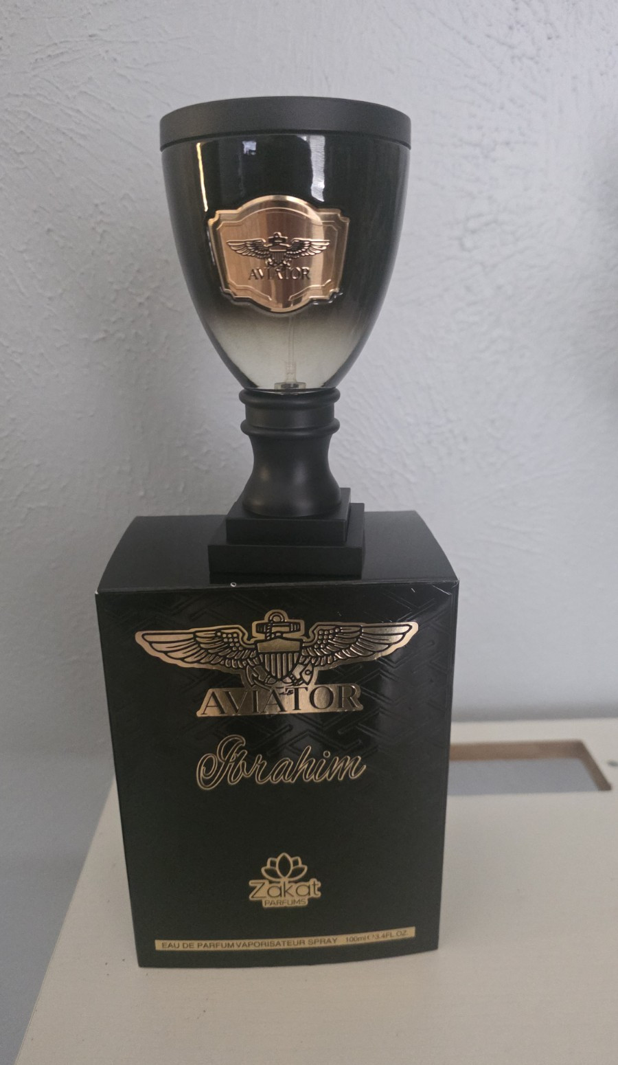 Zakat Parfums Aviator Ibrahim Eau de Parfum Spray, Regular Size 3.4 fl oz