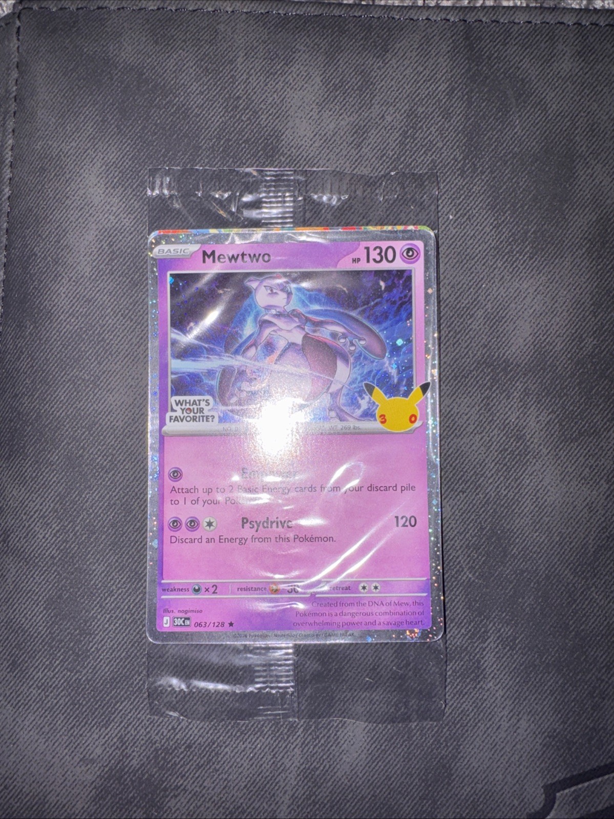 Target Mewtwo Pokemon Promo Family Event 30th Anniversary (Sealed) Target Mewtwo Pokemon Promo Family Event 30th Anniversary (Sealed)