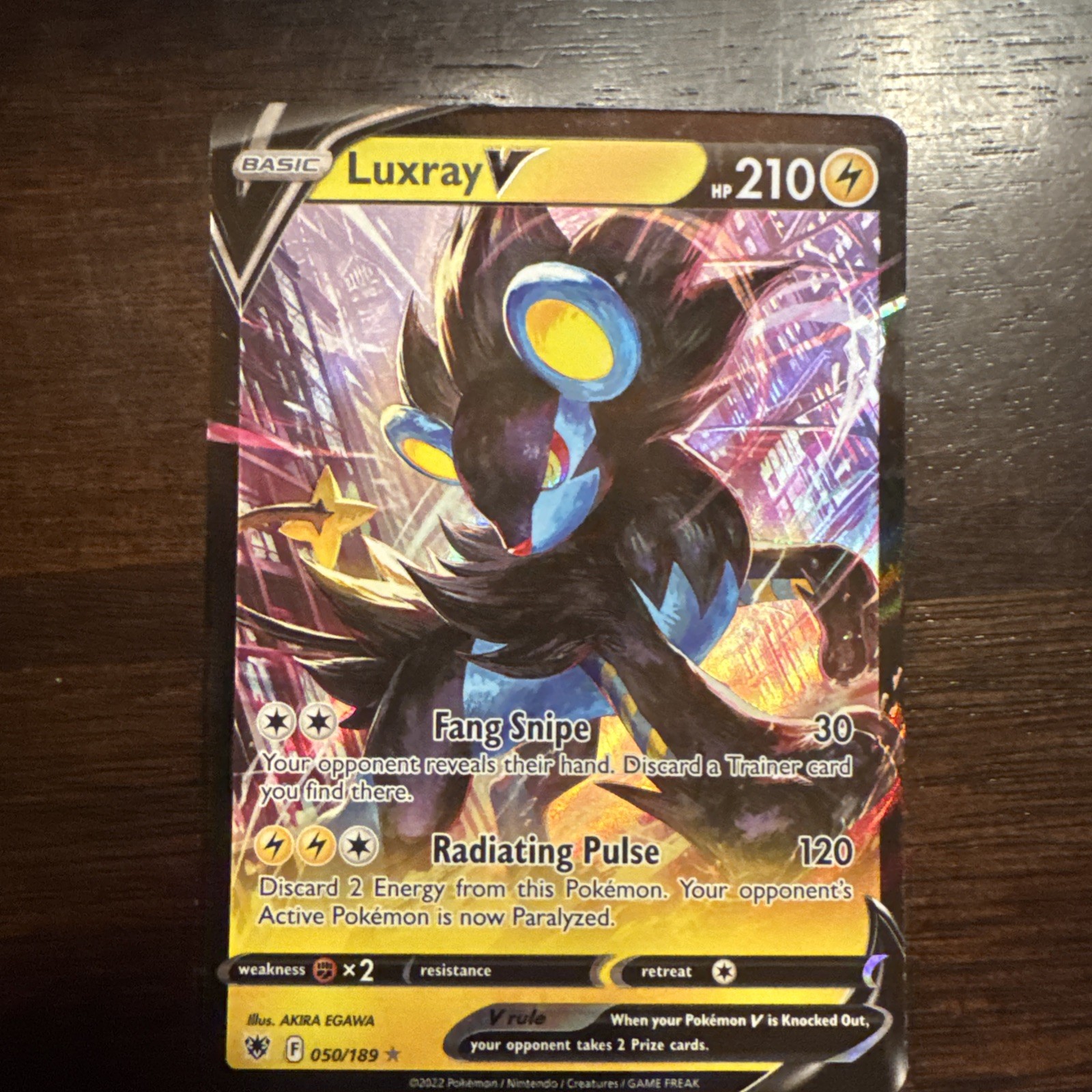 Luxray V 050/189 Swsh10: Astral Radiance, Near mint Luxray V 050/189 Swsh10: Astral Radiance, Near mint
