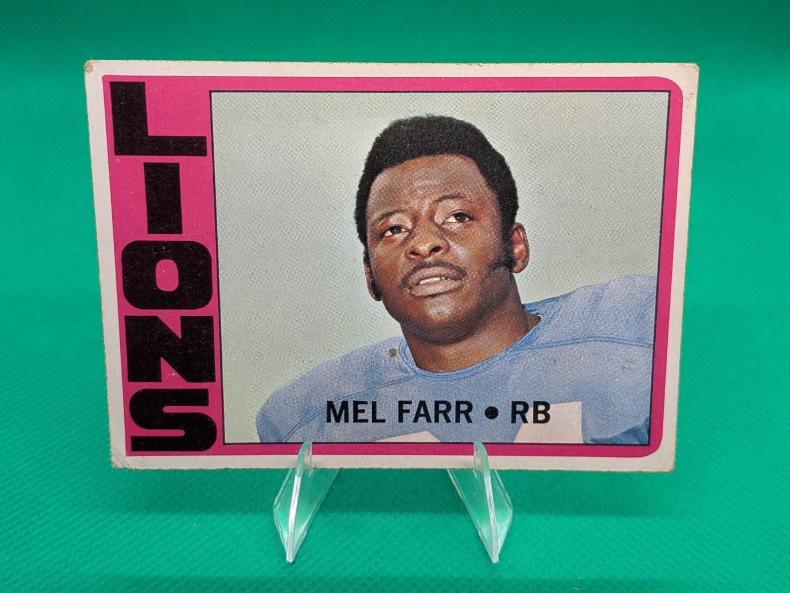 1972 Topps (High #) Mel Farr #288 - Detroit Lions  *EX-NM*