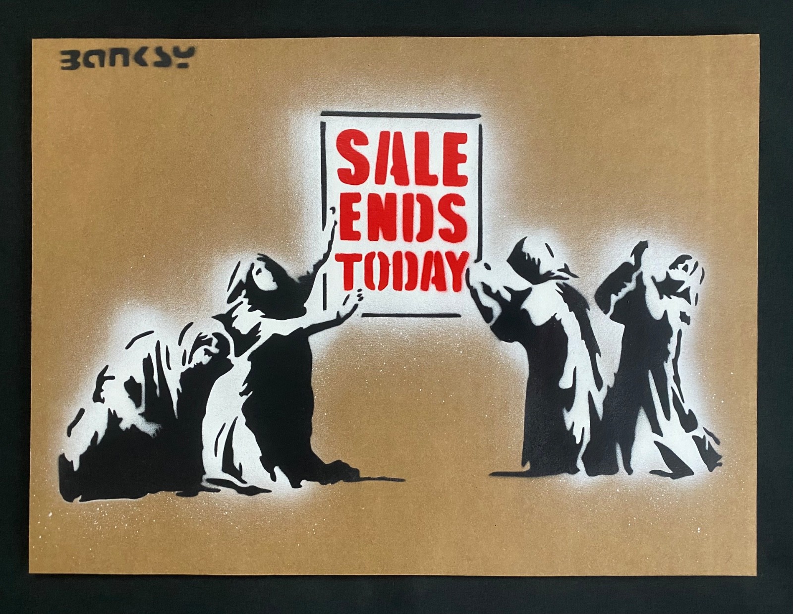 Banksy Original Dismaland  Painting 2015 with  paperwork