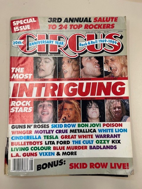Circus Magazine - Aug 31, 1989 Circus Magazine - Aug 31, 1989