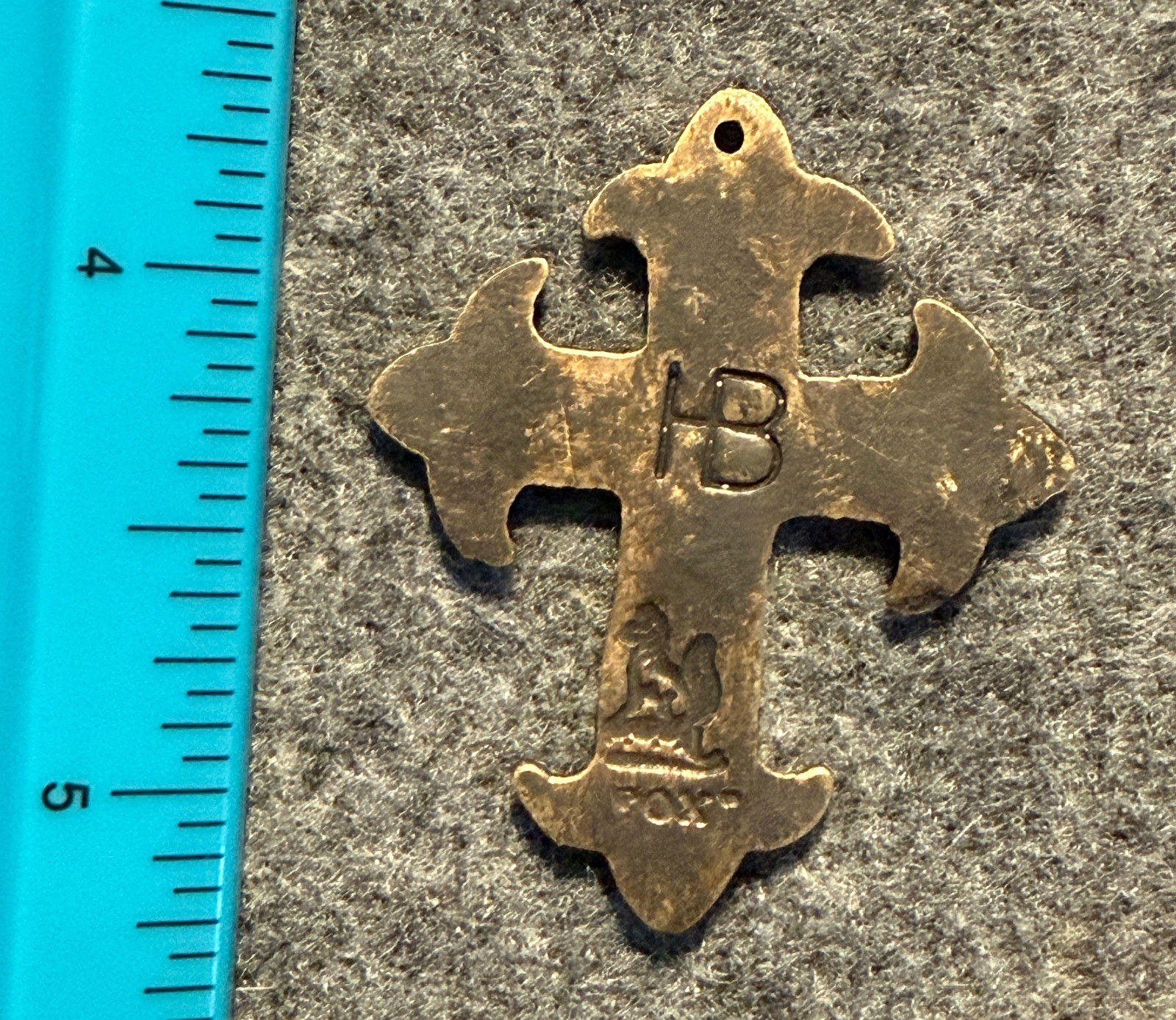 Original Indian Trade Cross Hudsons Bay Company Fur Trade Era 1700's