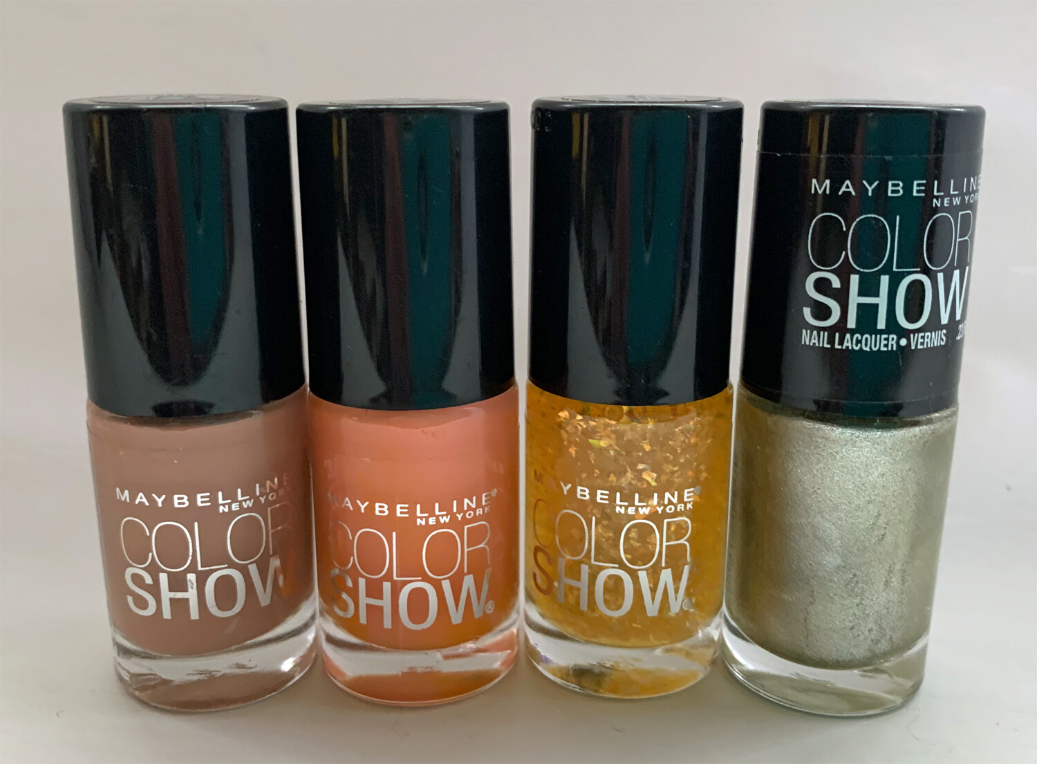 4 Piece - Maybelline Color Show, Nail Polish, 0.23 Floz, Exact Colors - Lot 2