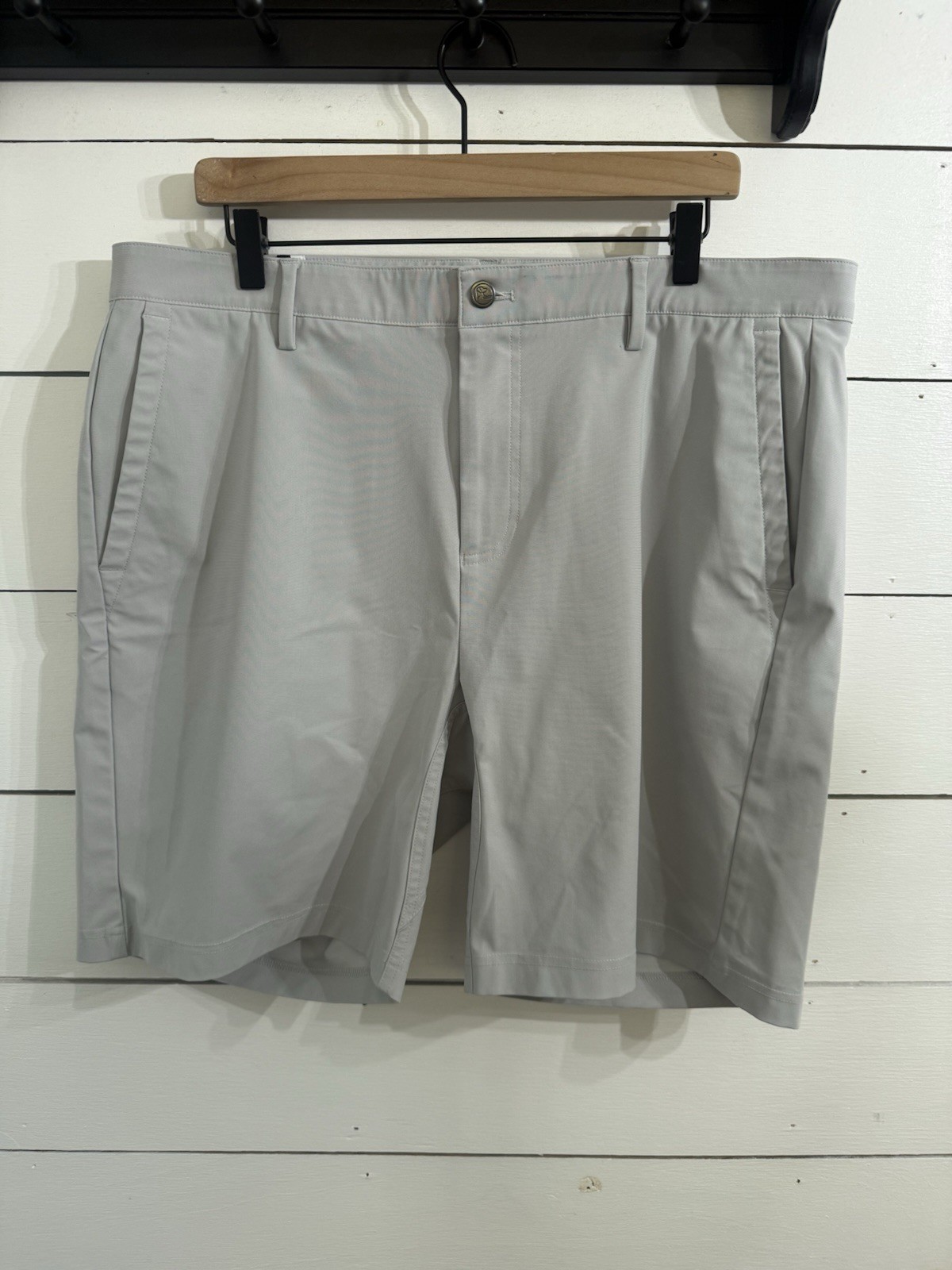 Rhoback Men\'s Gray Looper Delta Shorts Size 38” Golf Shorts 8” inseam