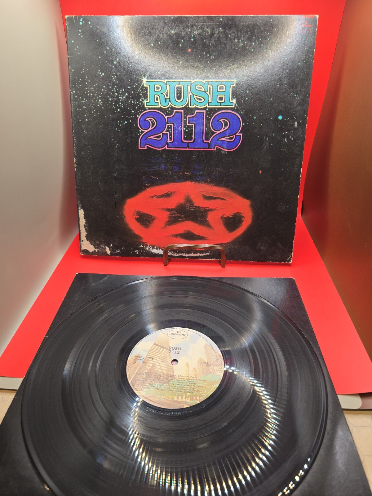 Rush 2112 Vinyl Lp Masterdisk BK Bill Kipper 1979s US Gatefold PRC SRM-1-1079 Rush 2112 Vinyl Lp Masterdisk BK Bill Kipper 1979s US Gatefold PRC SRM-1-1079