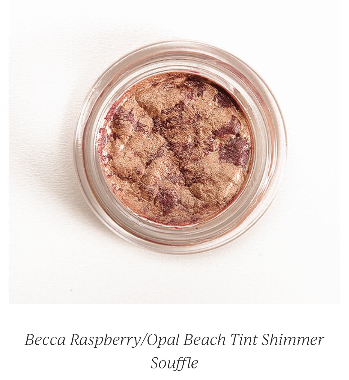 Becca-Beach Tint Shimmer Souffle Blush Raspberry Opal 0.20 Oz Rare No Box
