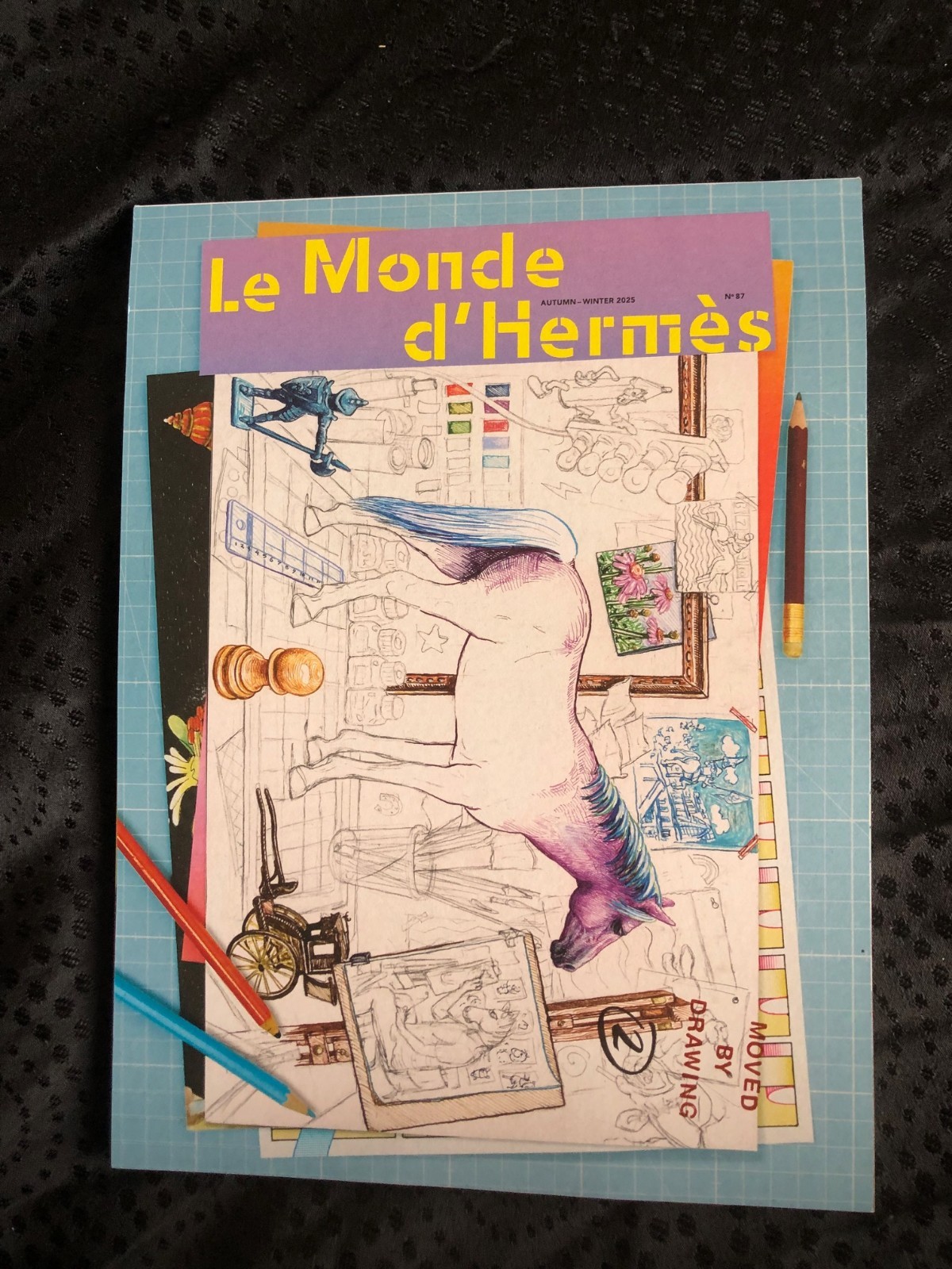 Hermes Le Mode d'Hermes No 87 Autumn Winter 2025 Moved by Drawing 2 ENGLISH