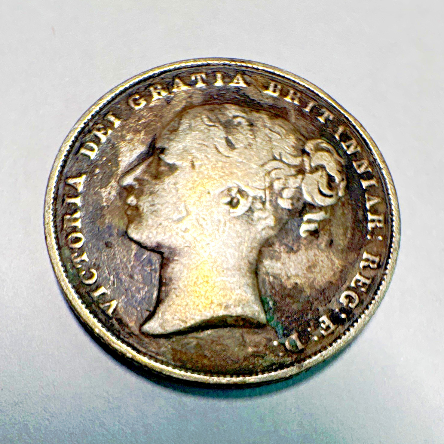 1856 Great Britain Antique One Shilling Victoria Young Head Silver 0.925 KM# 739 1856 Great Britain Antique One Shilling Victoria Young Head Silver 0.925 KM# 739