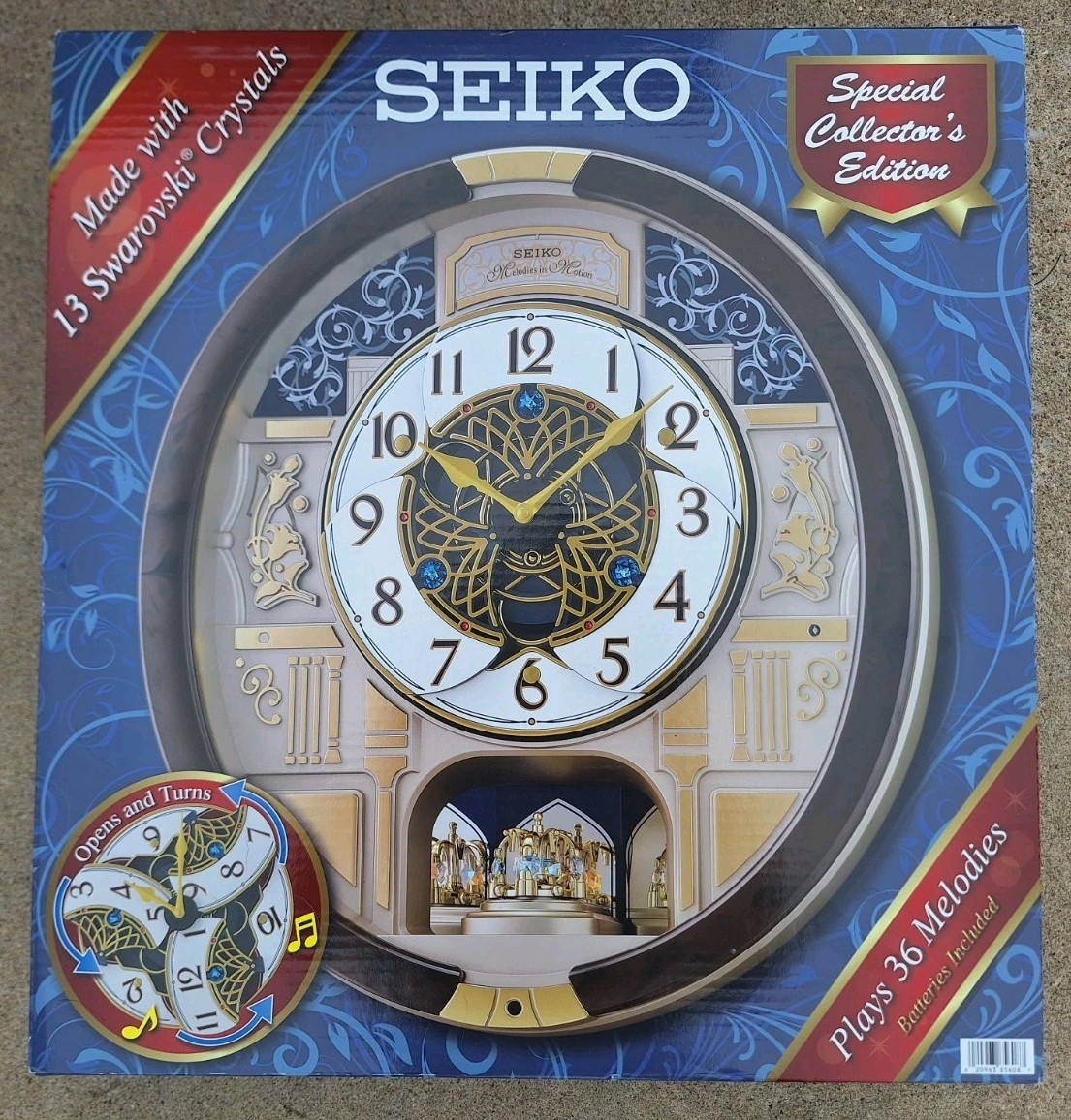 Seiko Melodies in Motion Wall Clock 36 Melodies 2021 Special Limited Edition New