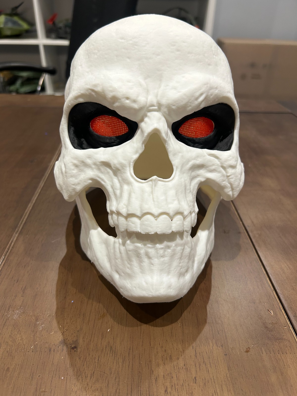 He-Man MOTU Skeletor Articulated Mask 3D Printed - Life Size