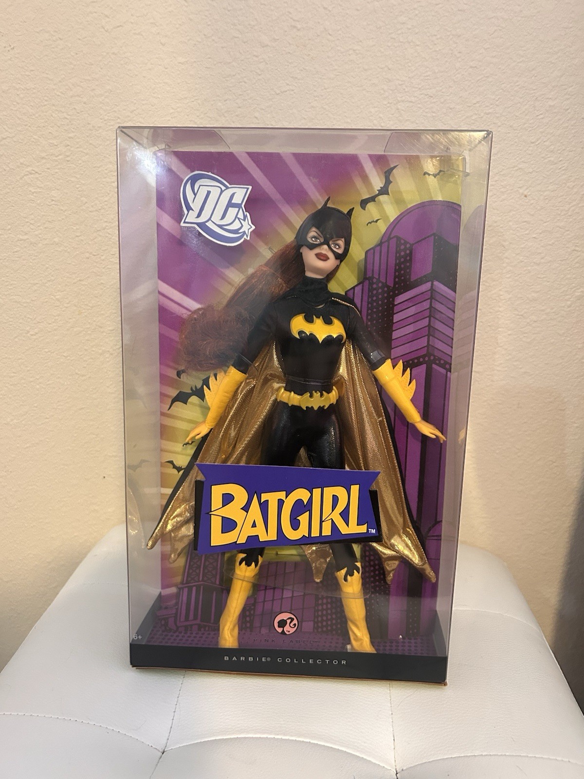 L9630 Mattel’s Pink Label Batgirl Collectible Barbie 2008. Unopened, New In Box
