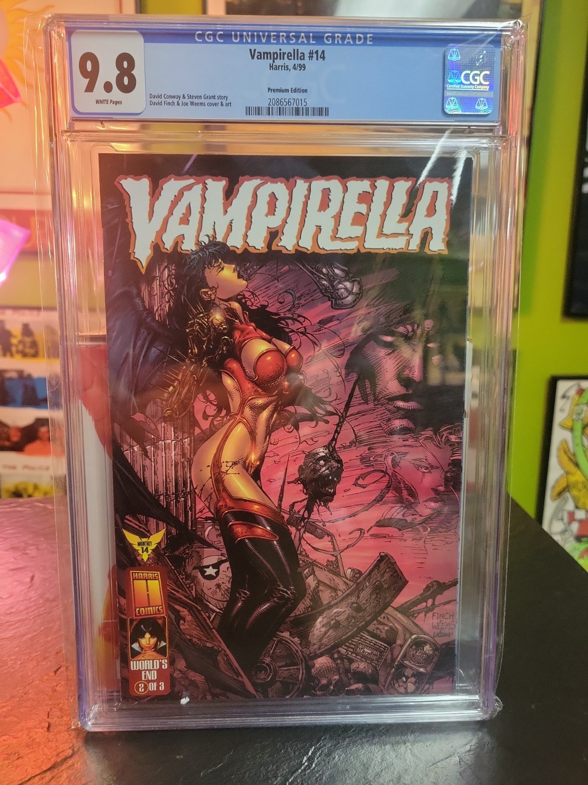 Vampirella #14 (1999) CGC 9.8 Harris Comics Premium Edition Slabbed Key Vampirella #14 (1999) CGC 9.8 Harris Comics Premium Edition Slabbed Key