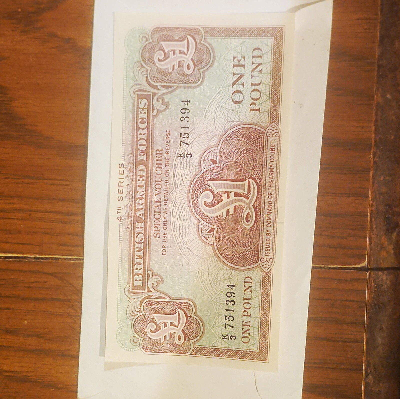 Great Britain Military Currency 