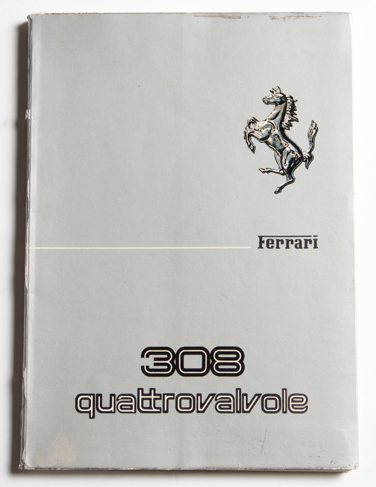 Original Ferrari 308 QV Owner's Manual Quattrovalvole 1982 248/82
