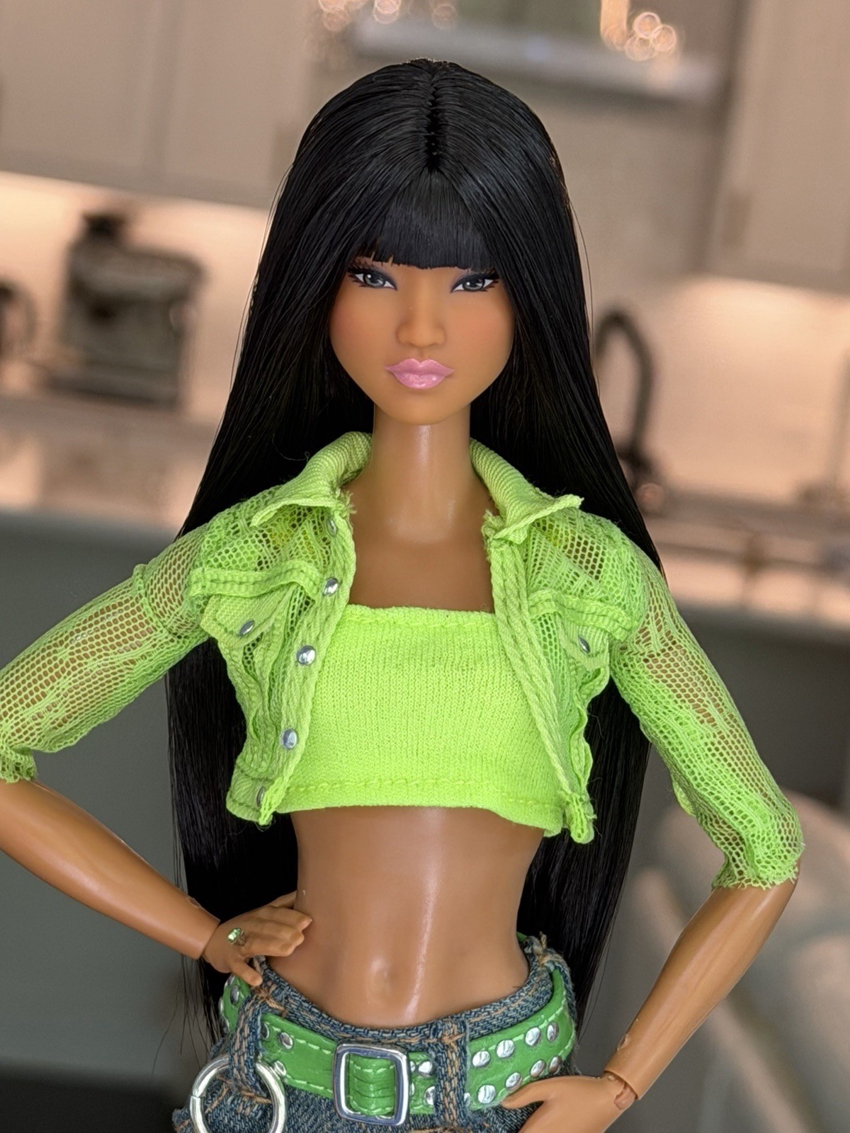 Barbie basics 01~Reroot Saran Japanese hair~shrinked waist~MTM regular~No stand Barbie basics 01~Reroot Saran Japanese hair~shrinked waist~MTM regular~No stand