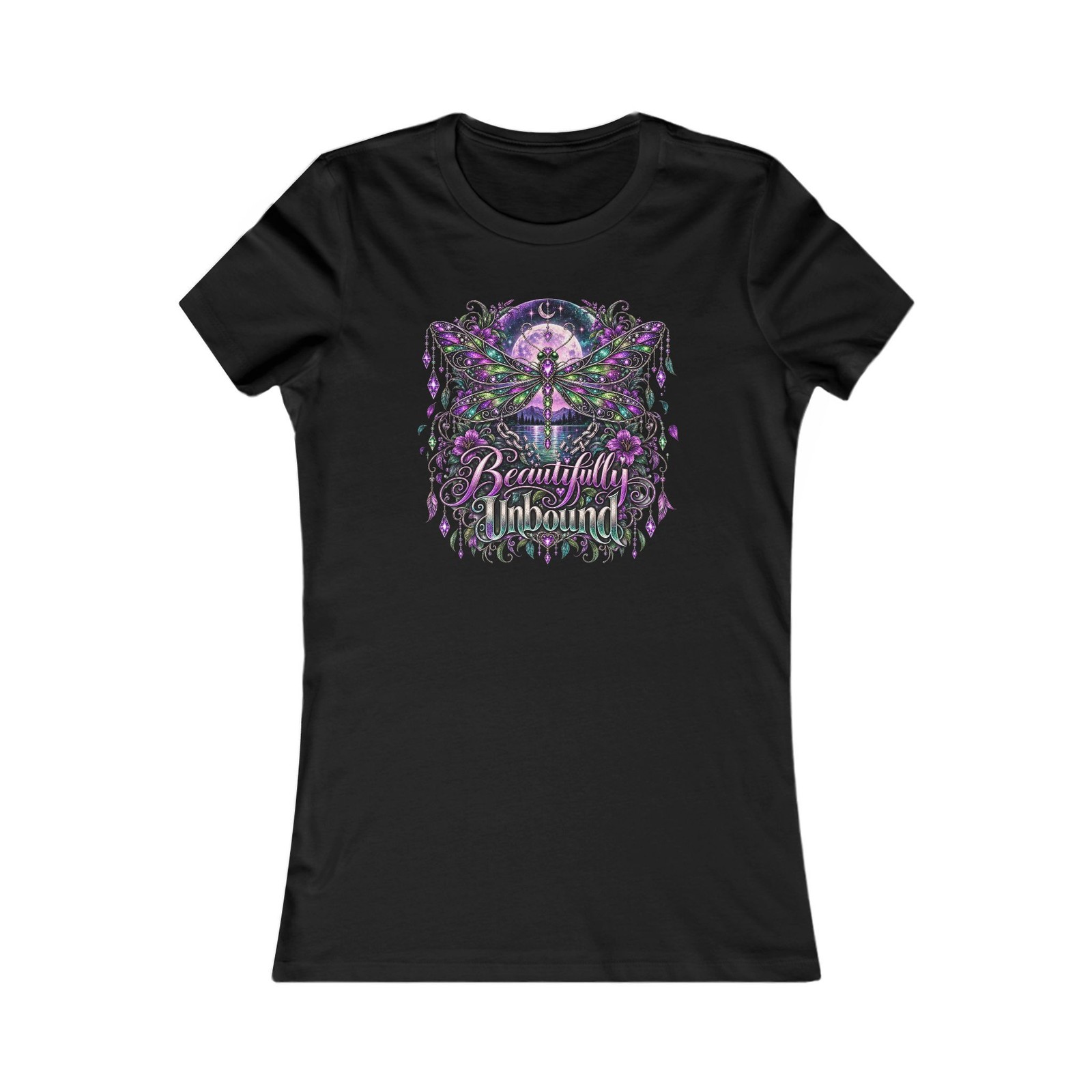Beautifully Unbound Dragonfly Women\'s Favorite Tee Beautifully Unbound Dragonfly Women\'s Favorite Tee