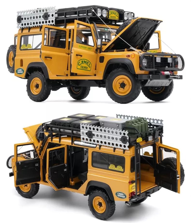Almost Real 1/18 Defender 110 Camel Trophy Sabah Malaysia 1993 Diecast Car Model