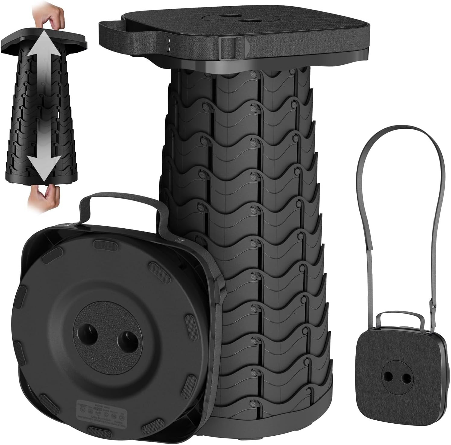 silla taburete plegable portatil silla de plastico pescar acampar aguanta 400lbs