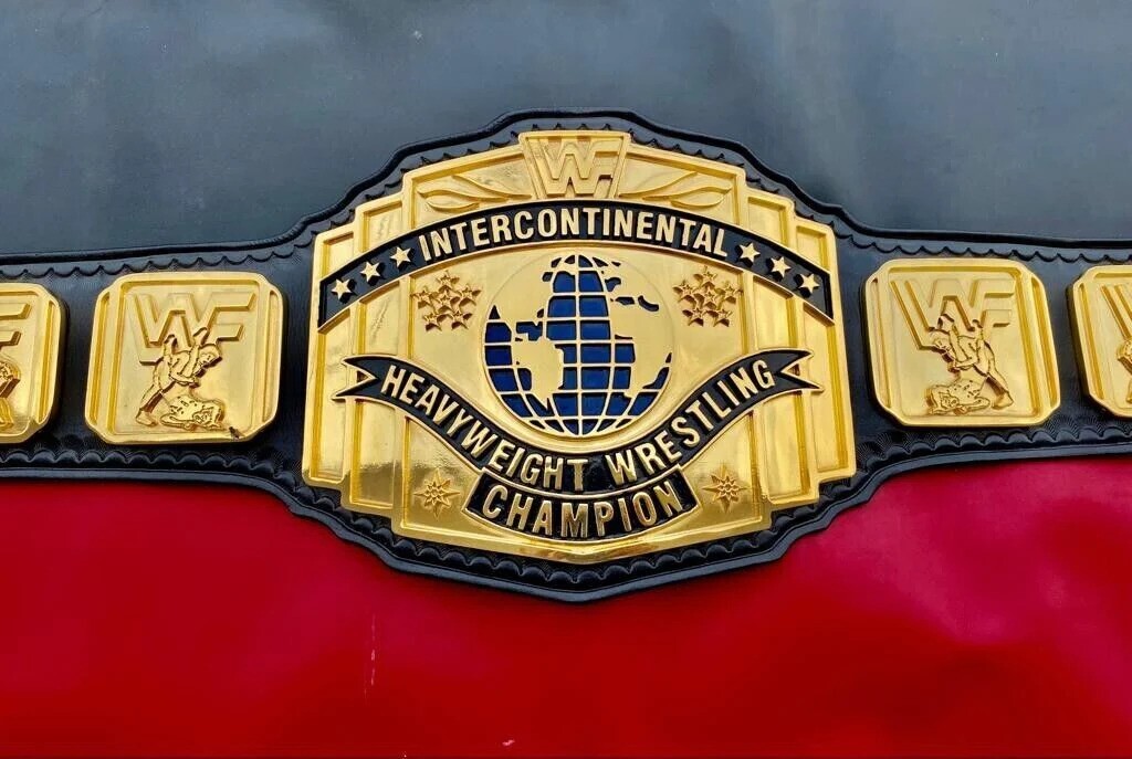 Intercontinental Heavyweight Wrestling Championship Replica Belt 2mm gold brass