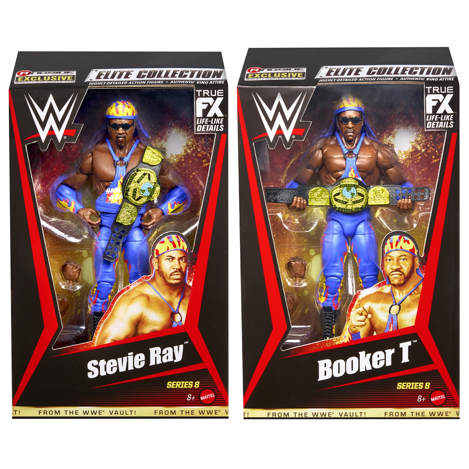 Package Deal (Harlem Heat - Booker T & Stevie Ray) WWE From the Vault  Series 8