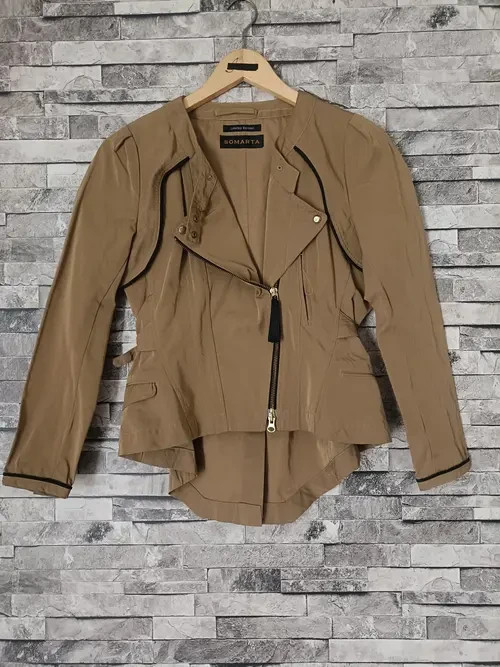 Issey Miyake studio limited Somarta Avant-Garde asymmetrical Jacket - Sz 36 / S