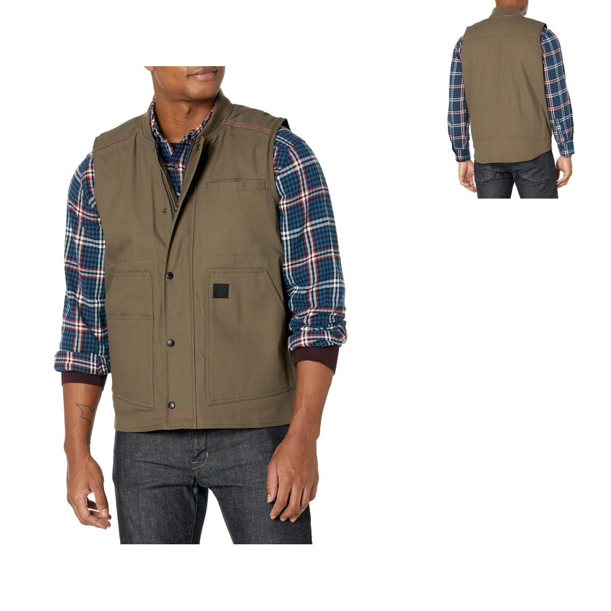 Wolverine Mens Guardian Cotton Vest Canteen W1208370246