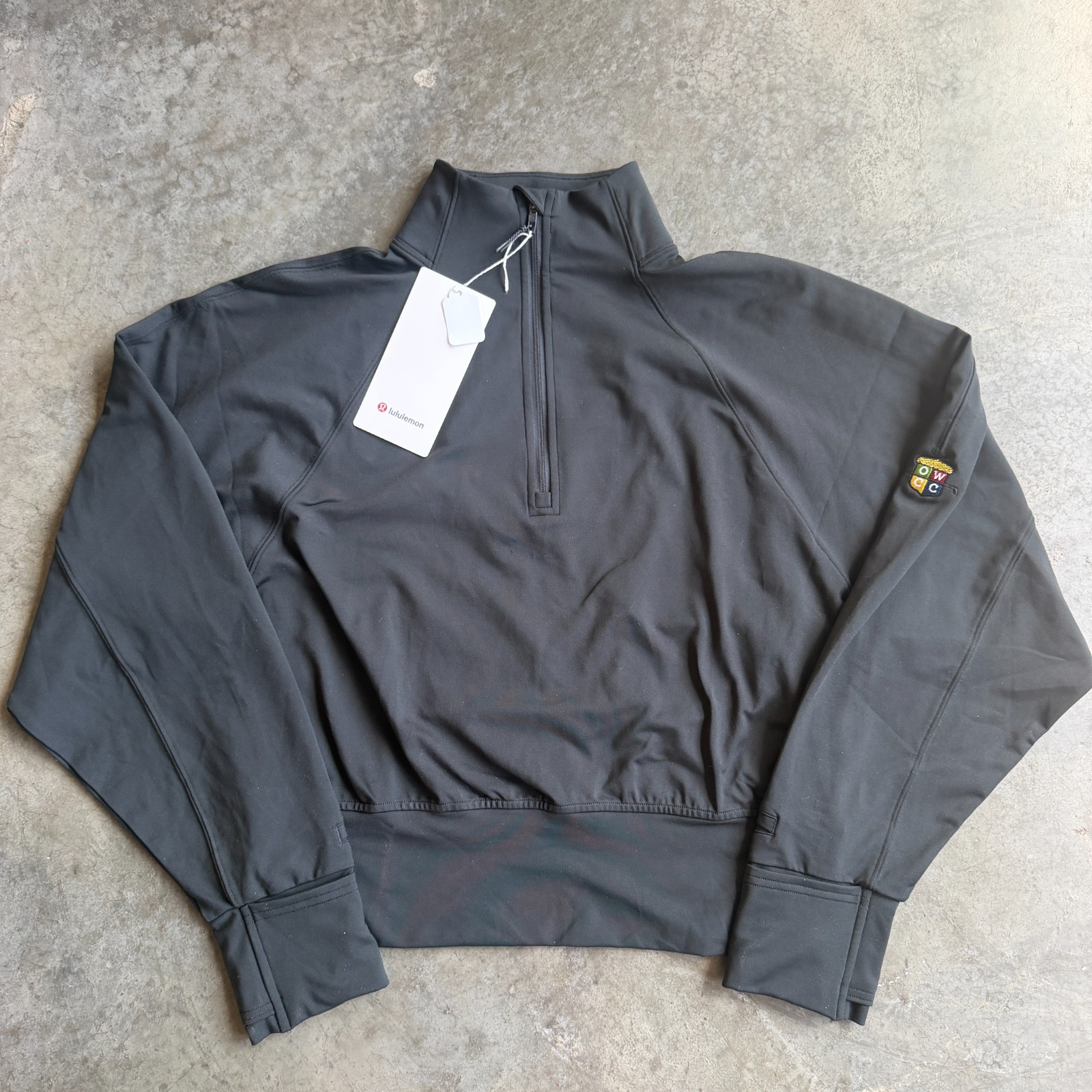 Lululemon It’s Rulu Fleece Half Zip NWT Women’s 6 Retail $118 Country Club Logo Lululemon It’s Rulu Fleece Half Zip NWT Women’s 6 Retail $118 Country Club Logo