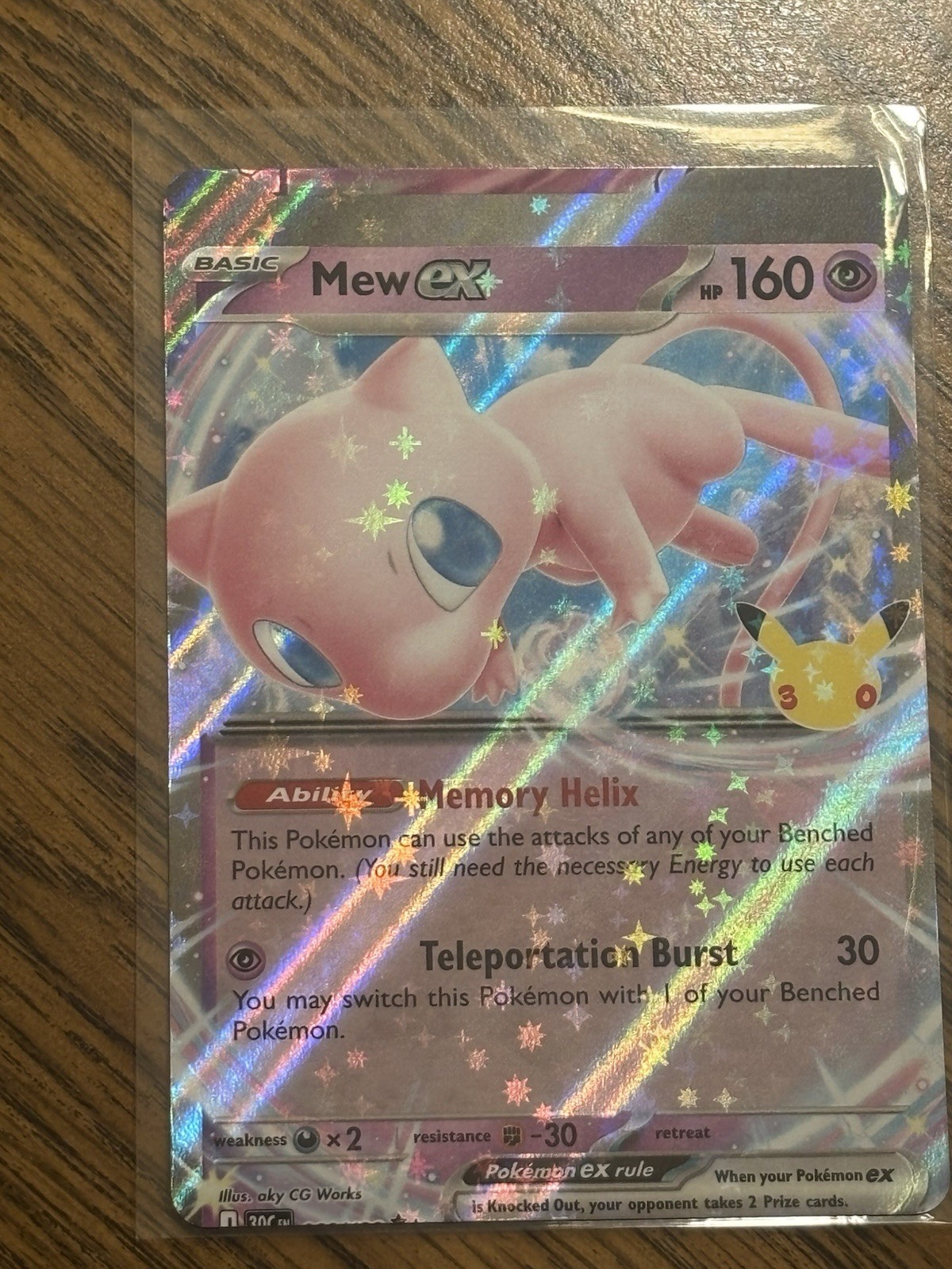 Mew Ex #66/128 Error Card