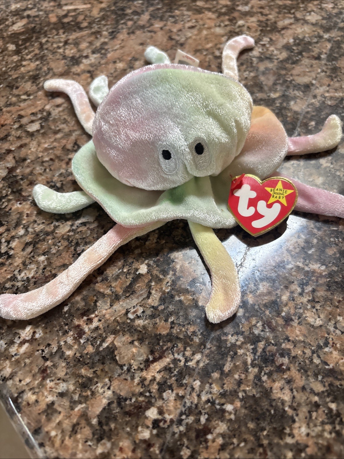 🔥RARE Ty Retired Beanie Baby GOOCHY the Jellyfish 1998/1999 MWT **ALL ERRORS