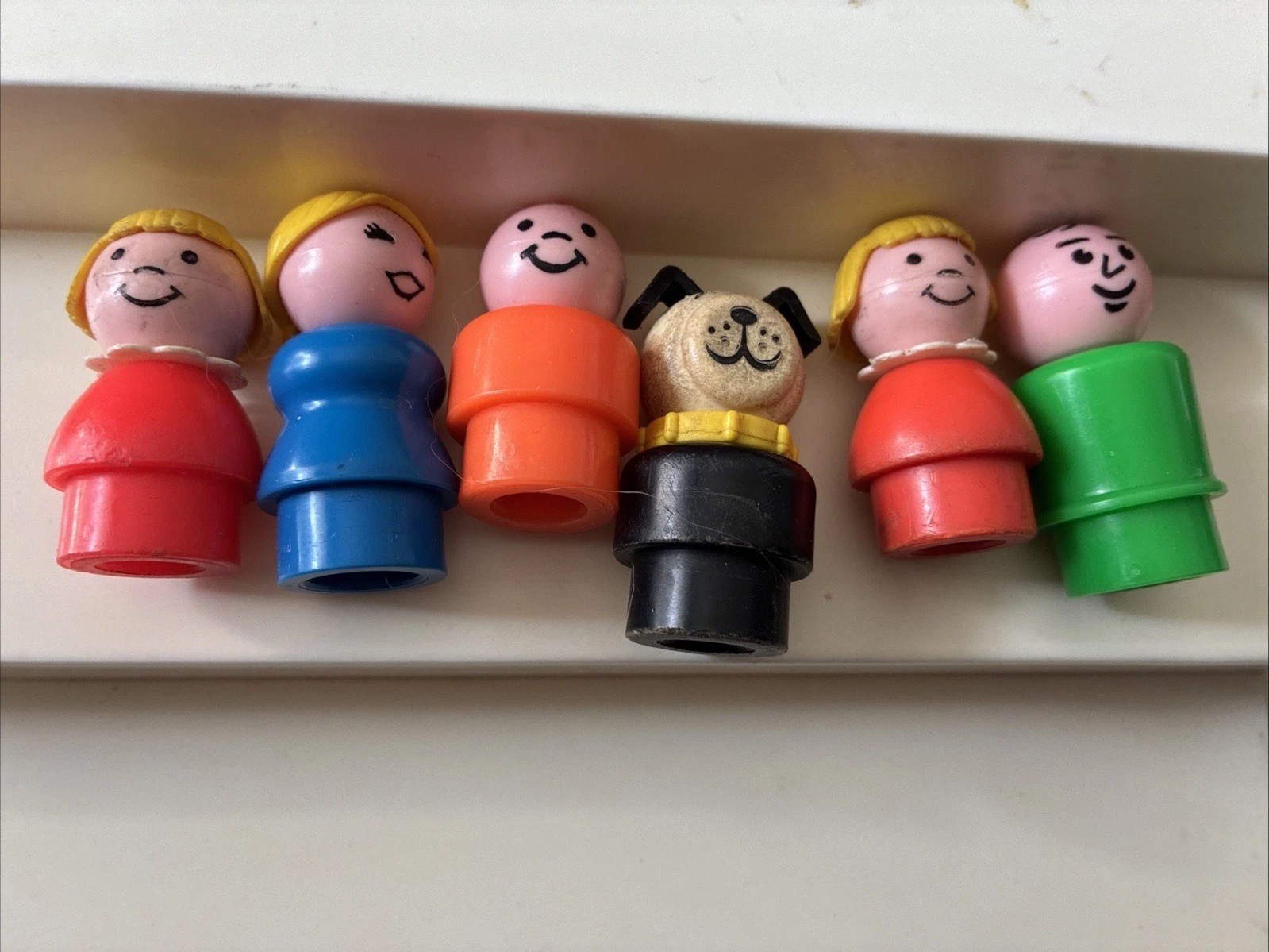 Vintage Little People Figures Lot Of 6 Vintage Little People Figures Lot Of 6