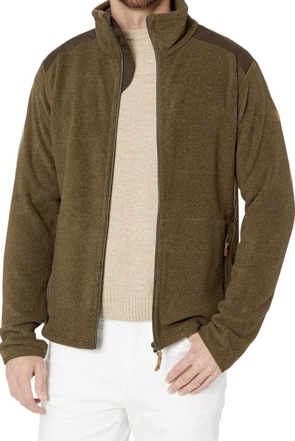 🍁Fjallraven Sten Fleece Sweater Jacket~Dark Olive~Men’s 2XL~Free Shp~EUC~$165