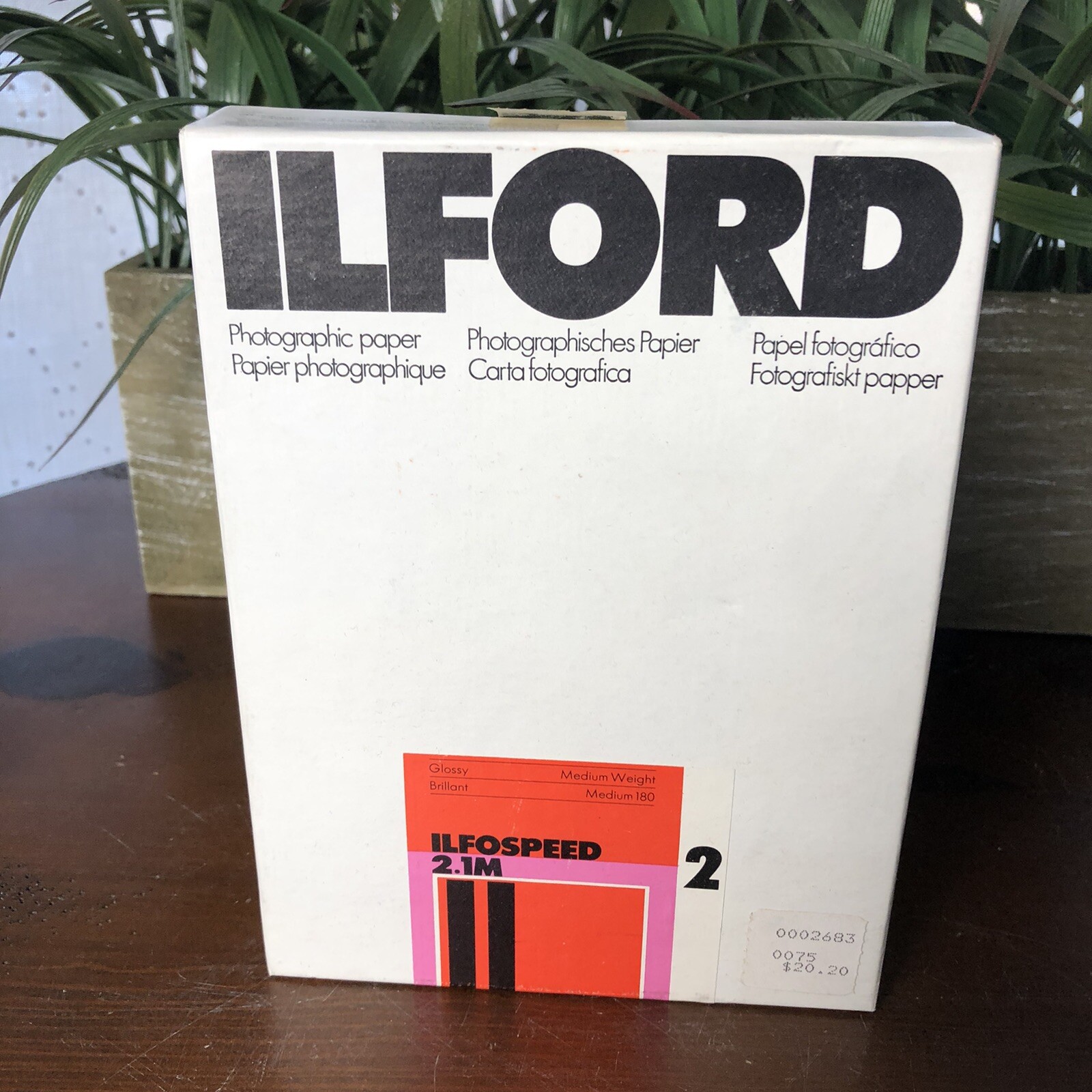 Ilford Ilfospeed 2.1M 5 X 7 Vintage Photo Paper Glossy Medium Weight 25 NIB