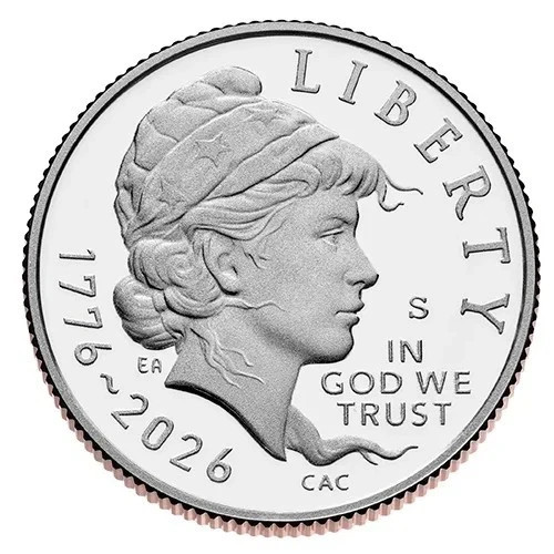 1776 - 2026 S Proof Clad SemiQ Emerging Liberty Dime 10C - PRESALE