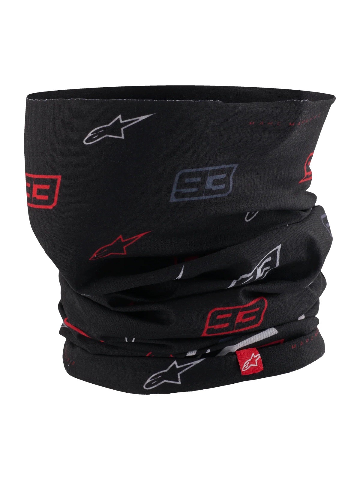 ALPINESTARS - Neck Tube Astars - MM93 - Black/Bright Red/White