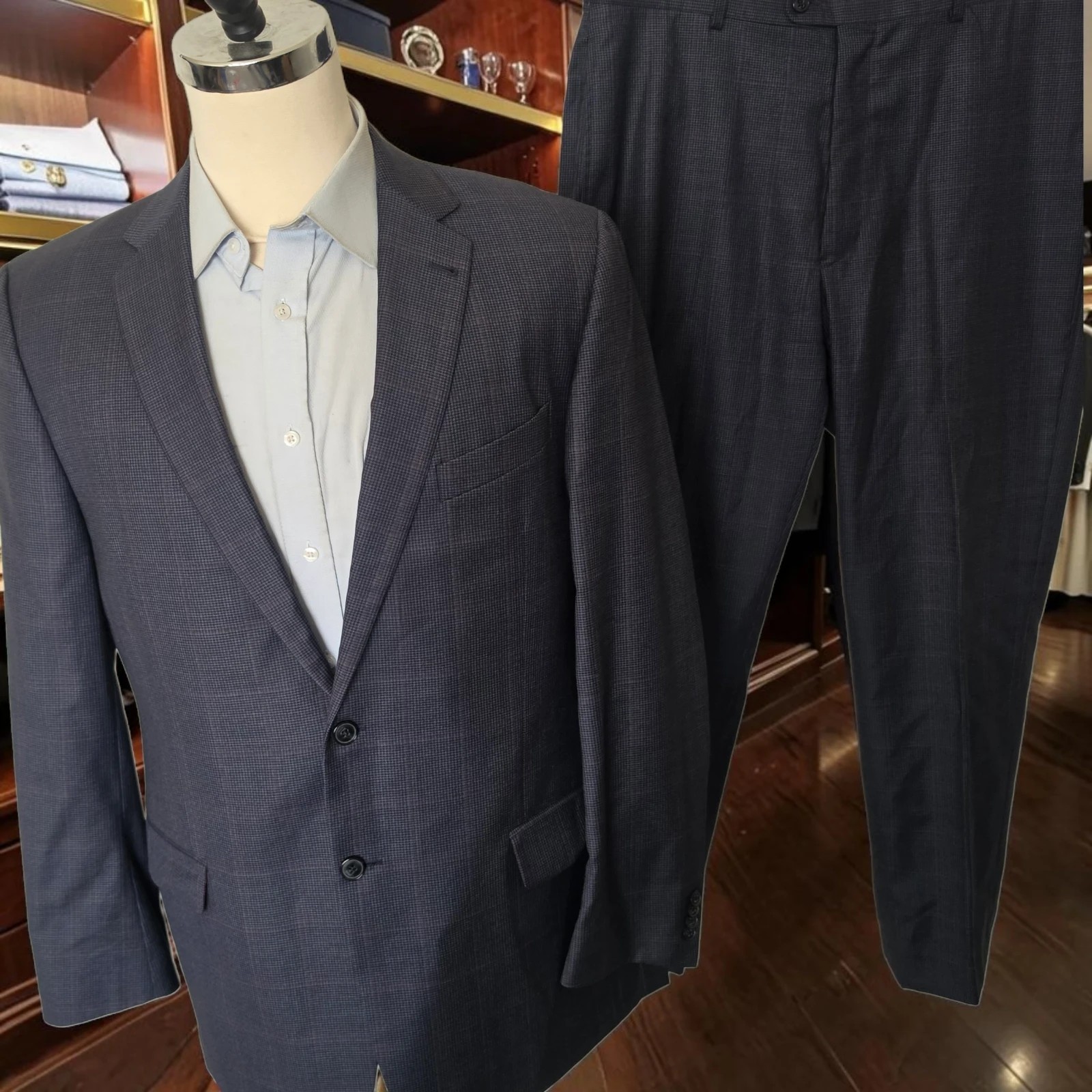 Jason Kidd NBA Bespoke Suit 44L 37x32 Joseph Abboud X NBA