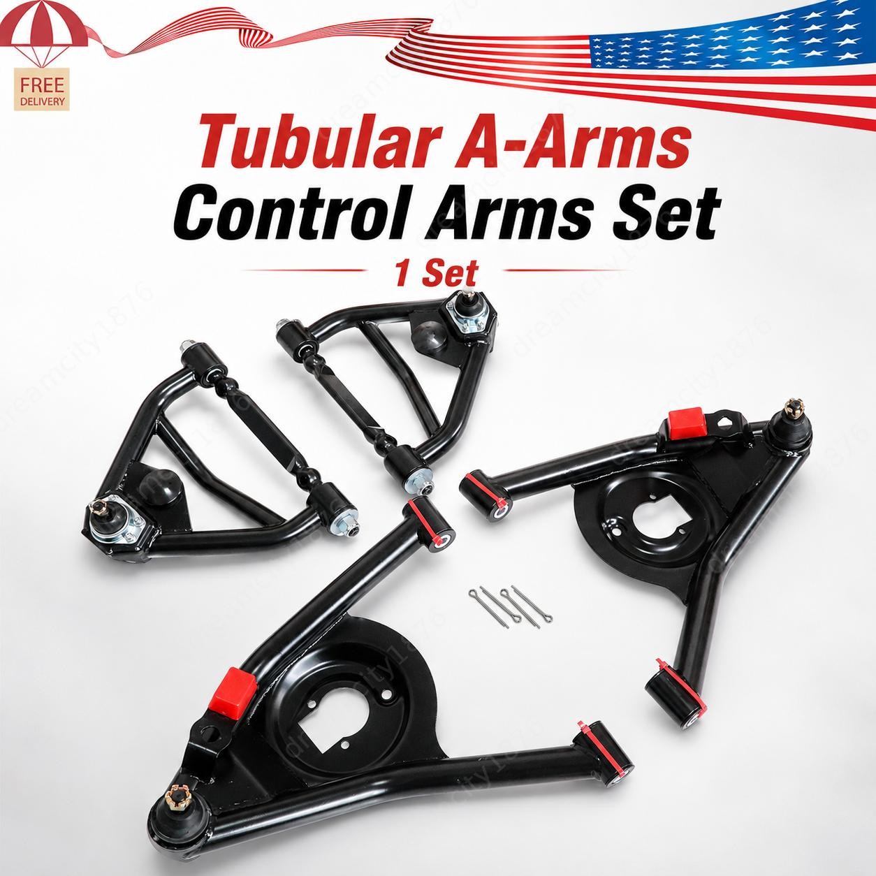 Fit Pontiac Firebird Chevrolet Camaro 1970-80 81 Tubular A Arms Control Arms Set
