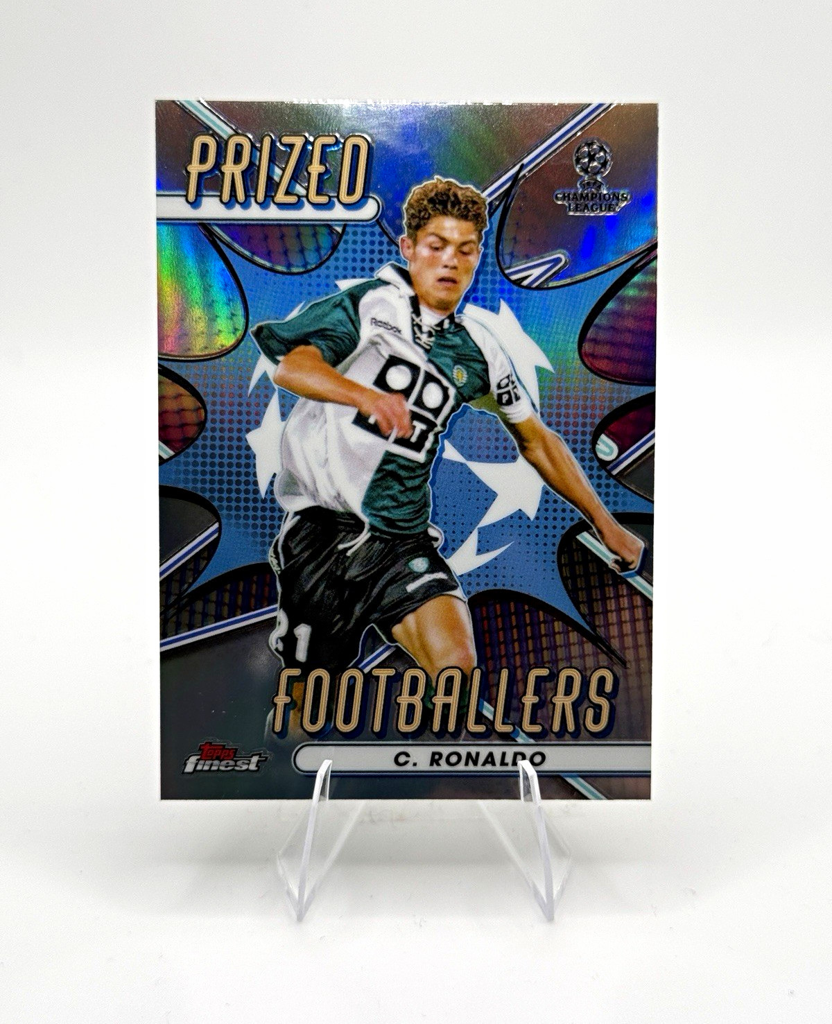 2022-23 Topps Finest Cristiano Ronaldo Prized Footballers PF-10 Sporting