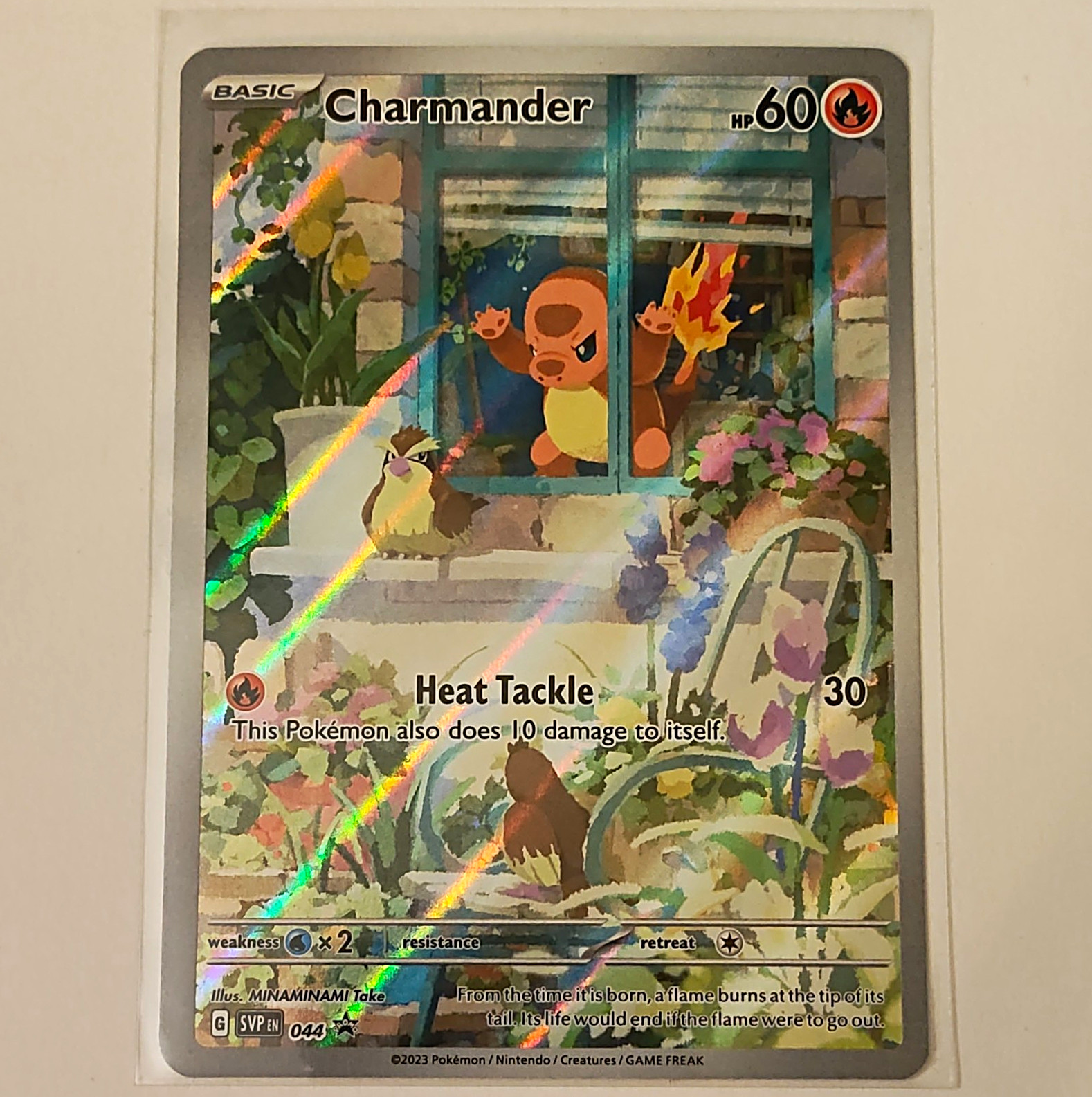 Pokemon Charmander 044 Obsidian Flames ETB Promo English 2023 Pokemon Charmander 044 Obsidian Flames ETB Promo English 2023