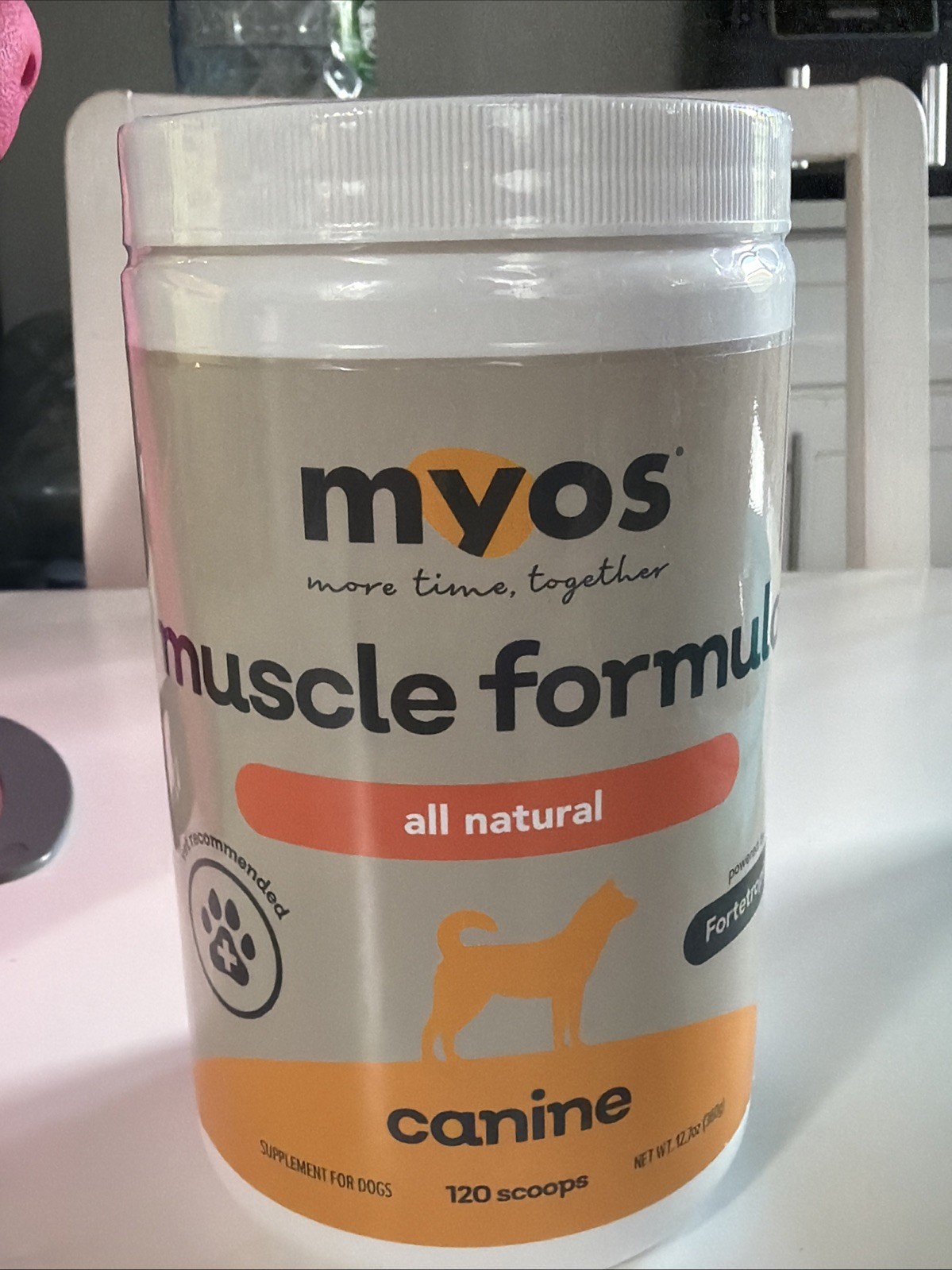 MYOS Canine Muscle Formula - All-Natural Muscle Building Supplement - Exp:03/29