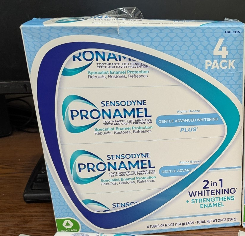 1- 4PACK SENSODYNE PRONAMEL TOOTHPASTE ALPINE BREEZE 6.5OZ EA *SEE DESCRIPT 2028 1- 4PACK SENSODYNE PRONAMEL TOOTHPASTE ALPINE BREEZE 6.5OZ EA *SEE DESCRIPT 2028