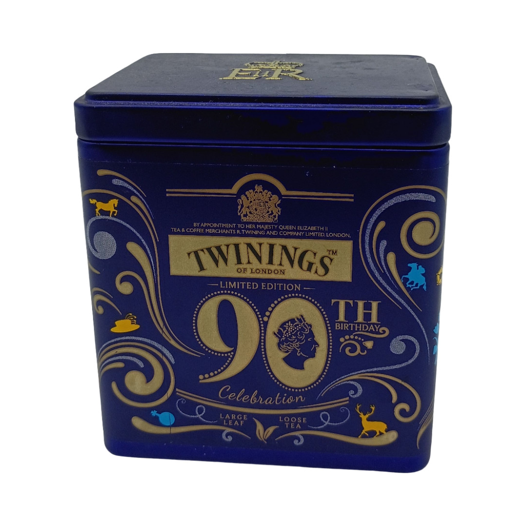 Twinings Queen Elizabeth II 90th Birthday Limited Edition Tea Tin EIIR 2016