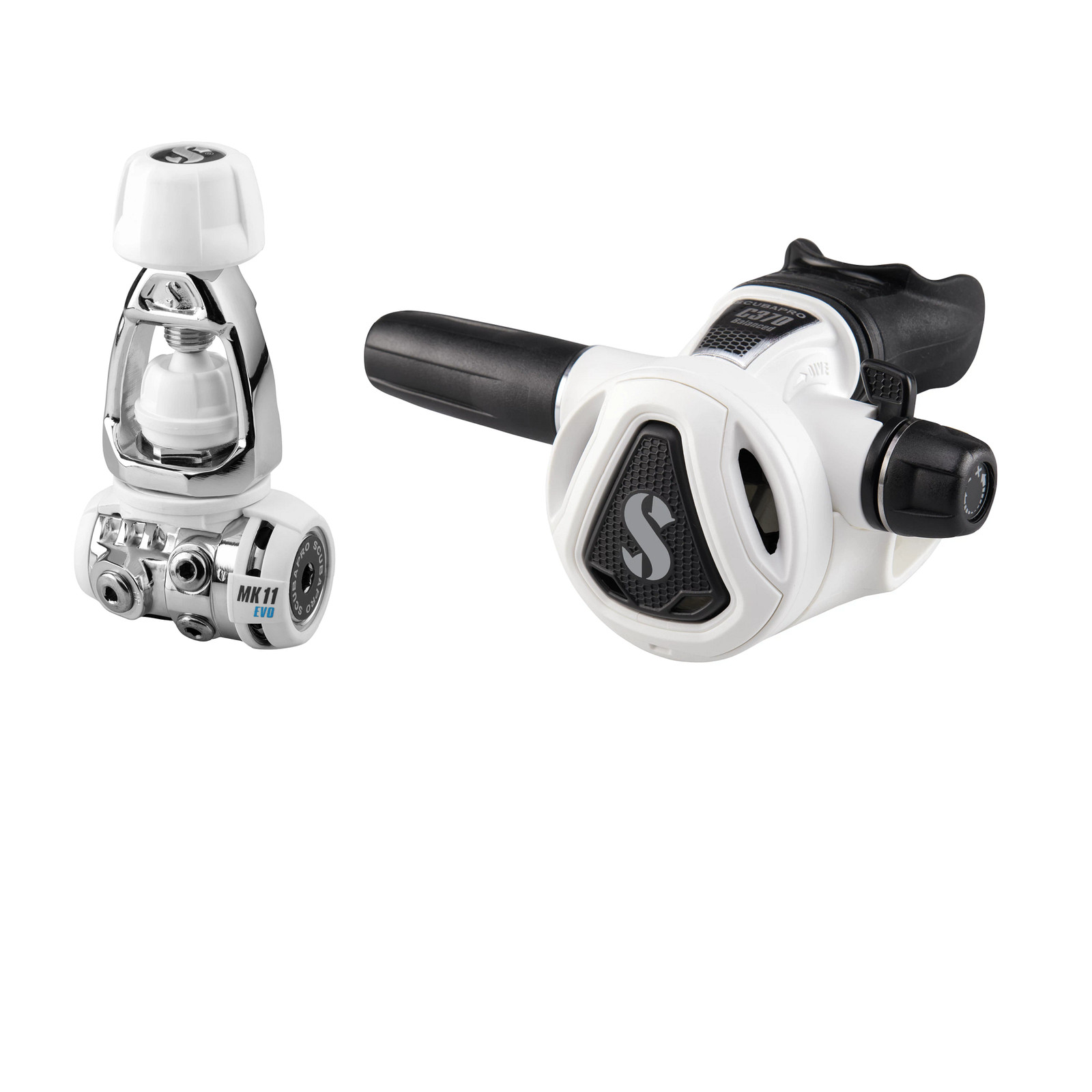 Scubapro MK11 EVO/C370 Diving Regulator - White