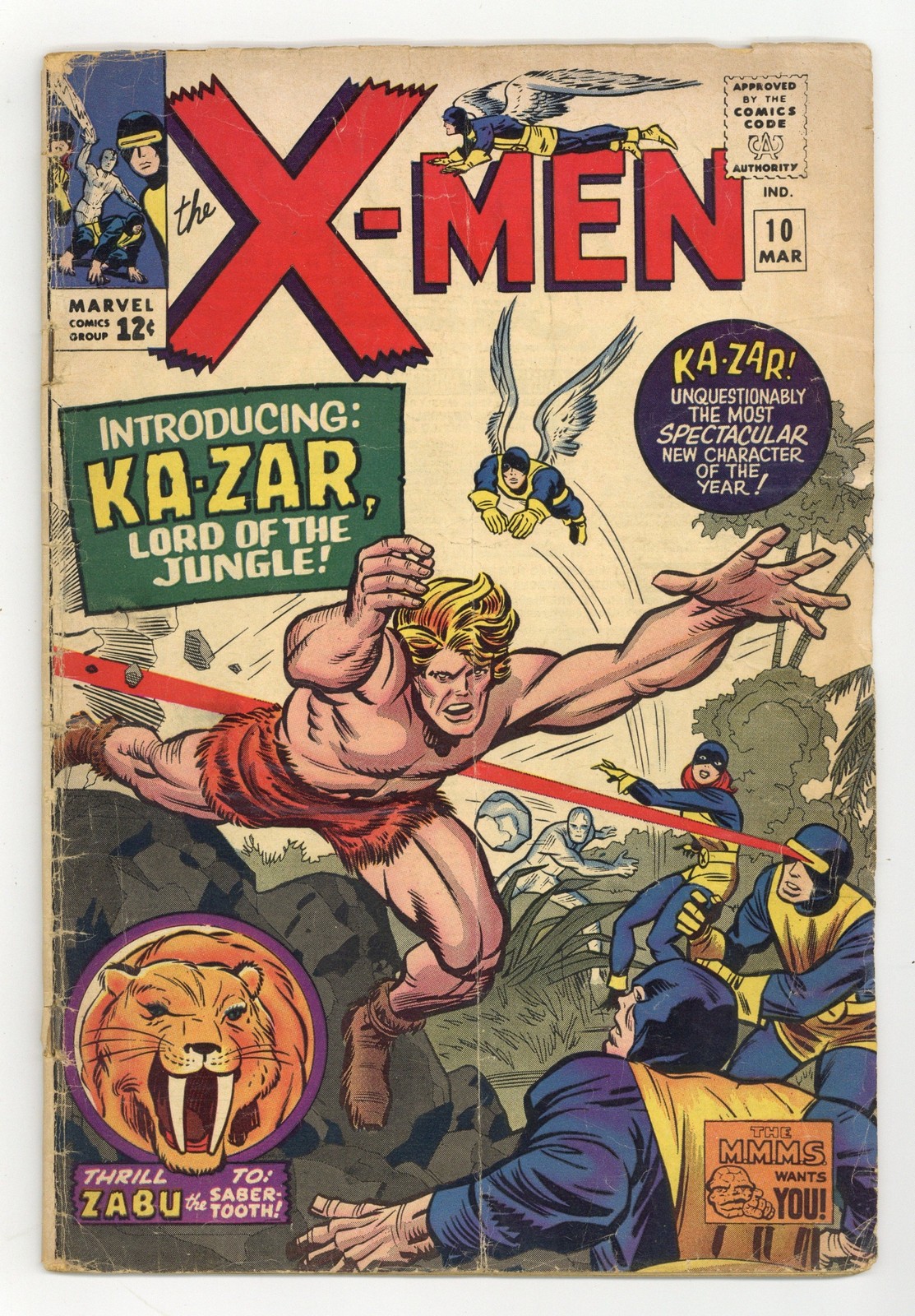 Uncanny X-Men #10 PR 0.5 1965 1st SA Ka-Zar
