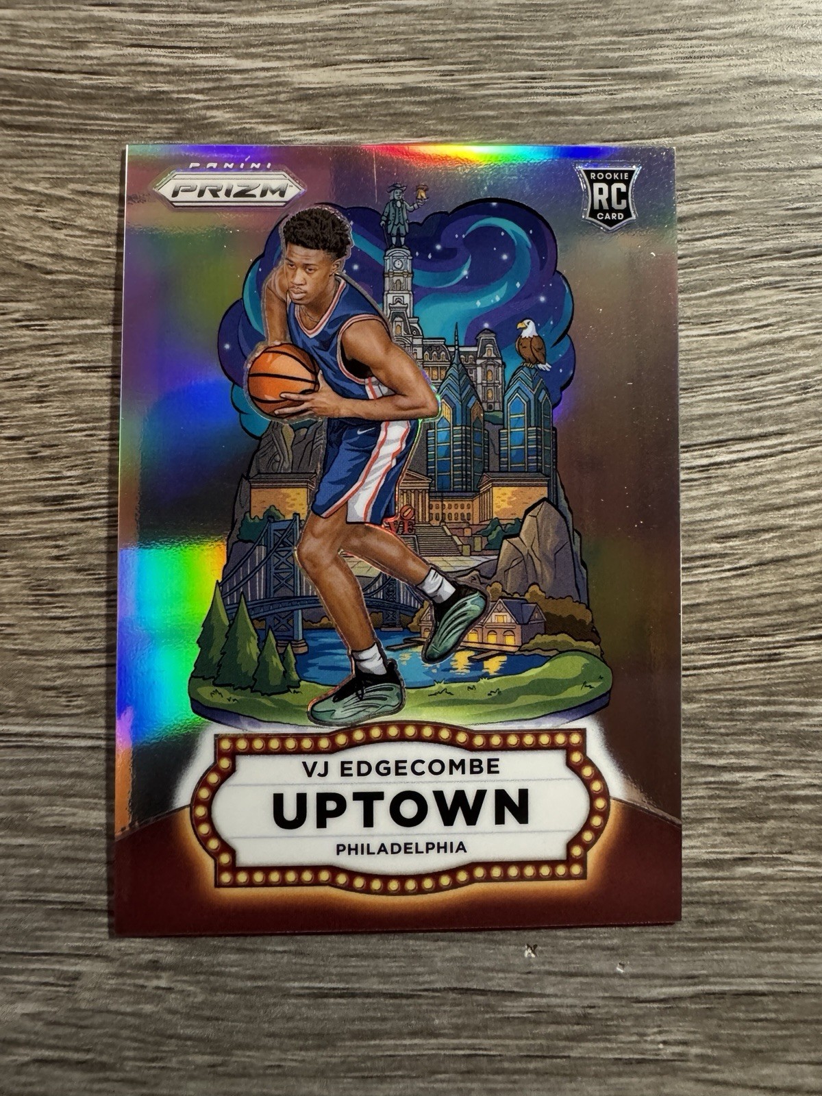 2025-26 Panini Prizm VJ Edgecombe Uptown #6 76ers