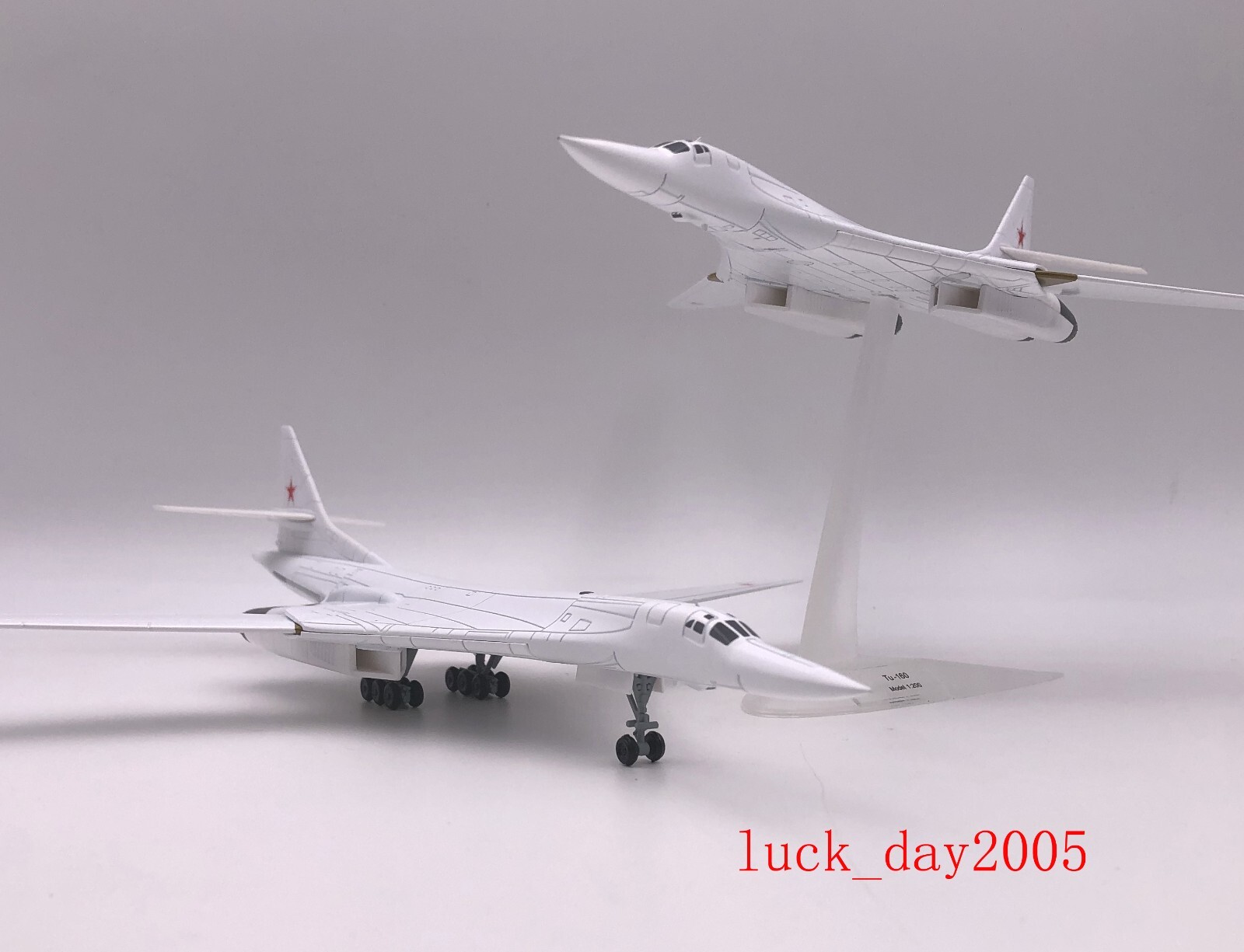 AMER USSR Soviet AIR FORCE Tupolev Tu-160 Blackjack Bomber 1/200 Diecast Model